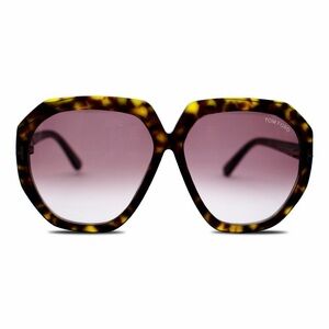 Tom Ford Pippa Tortoise shell Frame Sunglasses with Gradient Lenses